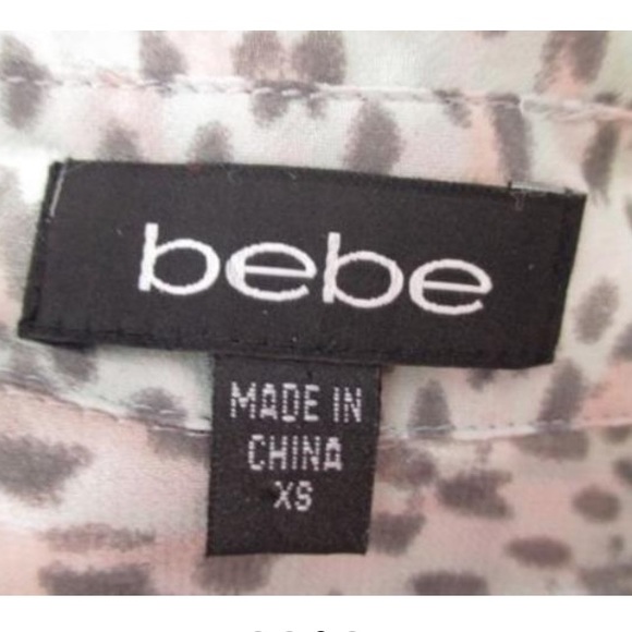 💕spring bebe chiffon twist hem blouse 👚 - Picture 5 of 6